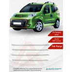 Fiat Fiorino Mini Van/mpv Ön Tampon Çıtası 4 Parça 2007 ve Üzeri Krom Paslanmaz Çelik