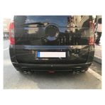 Fiat Fiorino Uyumlu Body Kit Difüzör 4 Çıkış Yuvarlak Siyah Model 2