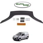 Fiat Fiorino Uyumlu Ön Kaput Koruma Rüzgarlığı 3mm Akrilik (abs) Parlak Siyah Deflektör 2007->