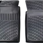 Fiat Fiorino Uyumlu Panelvan (2 Parça) 2007 Sonrası 3D Havuzlu Siyah Paspas Seti