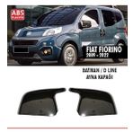 Fiat Fiorino Yarasa Batman Ayna Kapağı Plastik Parlak Siyah 2009-