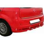 Fiat Grande Punto İcin Arka Tampon Alti Kromlu Fiber 2005-2010
