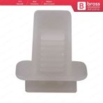 Fiat için 10 Adet Plastik Klips Beyaz 60811628