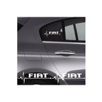 Fiat ile Uyumlu Siena İçin uyumlu Aksesuar Oto Ritim sticker 2 Adet 20 * 9 Cm