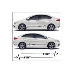 Fiat ile Uyumlu Siena İçin uyumlu Aksesuar Yan Şerit Oto Ritim sticker