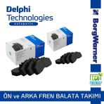 Fiat Linea 2006-2020 Delphi Ön ve Arka Fren Balata Takımı