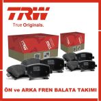 Fiat Linea 2006-2020 TRW Ön ve Arka Fren Balata Takımı