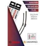 Fiat Linea 2007-2017 Muz Tipi Aerotwin Ön Silecek Takımı Bosch