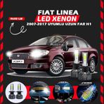 Fiat Linea 2007-2017 Uzun Far Uyumlu Şimşek Etkili Led Xenon Pro Series H1