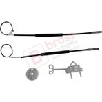 Fiat Linea 323 110 2007-2018 51898679 Icin Elektrikli Arka Sol Kapi Cam Kriko Tamir Seti