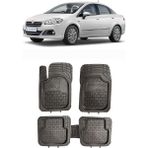 Fiat Linea Araca Uyumlu Confort Extra Derin Havuzlu Siyah Oto Paspas Takımı