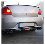 Fiat Linea Makyajsız Uyumlu Body Kit Difüzör 4 Çıkış Gri Yuvarlak