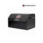 Fiat Marka Logolu Oto Bagaj Organizer Çanta Oto Bagaj Çantası 2 Bölmeli Suni Deri Boyutlar : 48 Cm X 31 Cm X 29 Cm