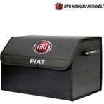 Fiat Marka Logolu Oto Bagaj Organizer Çanta Oto Bagaj Çantası 2 Bölmeli Suni Deri