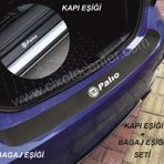 Fiat Palio Bağaj ve Kapı Eşiği Karbon Sticker (SET)