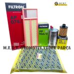 Fiat Punto 1.3 Multijet Euro 5 Filtron Filtre Bakım Seti 2012+ - Beyaz