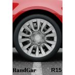 Fiat Punto 15'' Inç Jant Kapağı (4 Adet) Gri G107