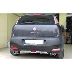 Fiat punto arka tampon difüzörü gri 4 çıkış plastik