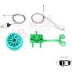 Fiat Punto Mk2 188 188Ax 1999-2005 3/5 Kapı 0046536312 İçin Ön Sol Kapı Cam Kriko Tamir Seti