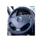 Fiat Punto Uyumlu Deri Direksiyon Kilifi Alkantara-Noktali Mavi Yuzuklu