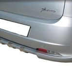 Fiat Punto Uyumlu Evo Arka Tampon Altı Kromlu Fiber 2010 Ve Sonrası