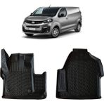 Fiat Scudo 2021 3D Havuzlu Paspas Siyah
