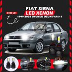 Fiat Siena 1999-2002 Uzun Far Uyumlu Şimşek Etkili Led Xenon Light Series H1