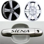 Fiat Siena Kapı Kolu Jant Sticker Yapıştırma 8 Adet