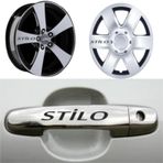 Fiat Stilo Kapı Kolu Jant Sticker Yapıştırma 8 Adet