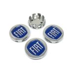 Fiat Tip Geçme Jant Göbeği Kromaj 4 Lü 49-42Mm