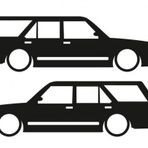 Fiat Tofaş Kartal Sticker Yapıştırma 2 Adet