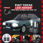 Fiat Tofaş Sis Farı Uyumlu Şimşek Etkili Led Xenon Premium Series H3