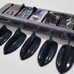 Fiat Uno Uyumlu Mini Shark Balina Anten Seti 6 Lı Balık Sırtı Süs Anten Parlak Siyah