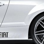Fiat Yapıştırma Marşpiyel Yazısı Sticker 2 Adet