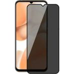 Fibaks 150C Antistatik ESD Oppo A16Uyumlu Tam Kapatan Hayalet Kırılmaz Cam Ekran Koruyucu - Siyah