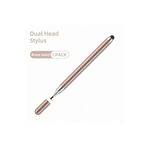 Fibaks (AÇIKLAMAYI OKUYUNUZ)2in1 Stylus Disk Pen Tablet Kalemi Telefon Android Tüm Dokunmatik Ekranlar Rose