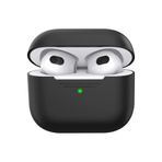 Fibaks Airpods 2. 3. Nesil Uyumlu Yumuşak Rednkli Standart Silikon Kılıf Siyah