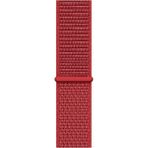 Fibaks Apple Apple Watch 10/11/9/8/7/6/5/4/3/SE/ULTRA/HK/PRO/MAX 49MM 46MM 45MM 44MM 42MM Kordon Kayış Bileklik Naylon Örgü Hasır Cırt Cırtlı Kaliteli Silikon - 38mm - Koyu Kırmızı