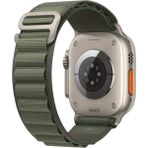 Fibaks Apple Apple Watch 10/11/9/8/7/6/5/4/3/SE/ULTRA/HK/PRO/MAX 49MM 46MM 45MM 44MM 42MM Renkli Dikişsiz Kumaş Alpine Loop Kordon - 40mm - Yeşil