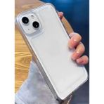 Fibaks Apple iPhone 14 Kılıf Şeffaf Renksiz Esnek Silikon Kapak
