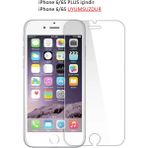Fibaks Apple iPhone 7 Plus Ekran Koruyucu Kısa Temperli Sert Cam 9H Kırılmaz Cam Koruma Maxi - Şeffaf