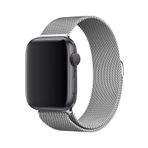 Fibaks Apple Watch 10/11 42mm 41/40/38 MM Uyumlu Series 9/8/7/6/5/4/3/SE Kordon Paslanmaz Hasır Örgü Metal