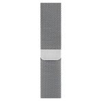 Fibaks Apple Watch 10/11 42mm 41/40/38 MM Uyumlu Series 9/8/7/6/5/4/3/SE Kordon Strap Milan Loop Metal Örgü
