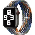Fibaks Apple Watch 11/10 46MM 9/8/7/6/5/4/3/SE/ULTRA/HK/PRO/MAX 49MM 45MM 44MM Örgü Loop Medium Kordon Denim - 42/44/45/49mm - Denim Blue