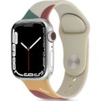 Fibaks Apple Watch 11/10 46MM 9/8/7/6/5/4/3/SE/ULTRA/HK/PRO/MAX 49MM 45MM 44MM Renkli Kordon Kayış Bileklik Silikon - Yeşil Mango - 42-44-45-49mm