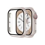 Fibaks Apple Watch 7 8 9 45mm Kılıf Kasa Ve Ekran Koruyucu 360 Tam Koruma Kapak