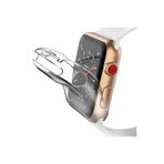 Fibaks Apple Watch Series 10 / 11 46mm Kasa Ve Ekran Koruyucu 360 Tam Koruma Yumuşak Silikon Kılıf