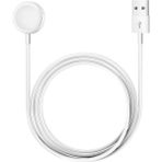 Fibaks Apple Watch Uyumlu Manyetik Şarj Aygıtlı USB Kablo 1 mt Beyaz