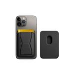 Fibaks iPhone 11 12 13 14 15 16 17 Plus Pro Max Manyetik Standlı Tutucu Deri Magsafe Cüzdan Kartlık Kılıf S