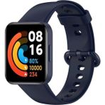 Fibaks Mi Watch Lite Kordon Akıllı Saat Bileklik Kordonu Silikon Kayış - Lacivert